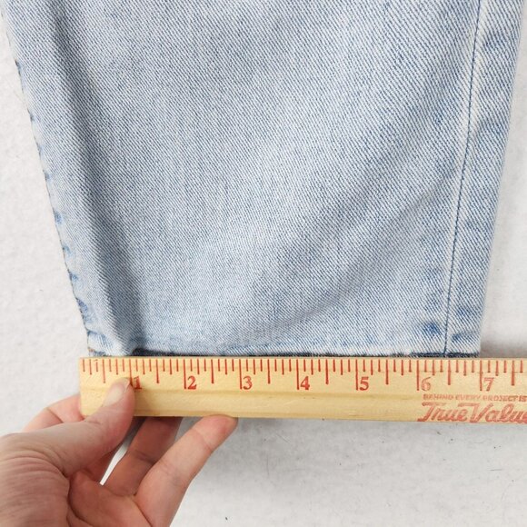 Banana Republic Jeans Men 31x32 Blue Light Wash Relaxed Button Fly Made in Italy - Picture 10 of 16